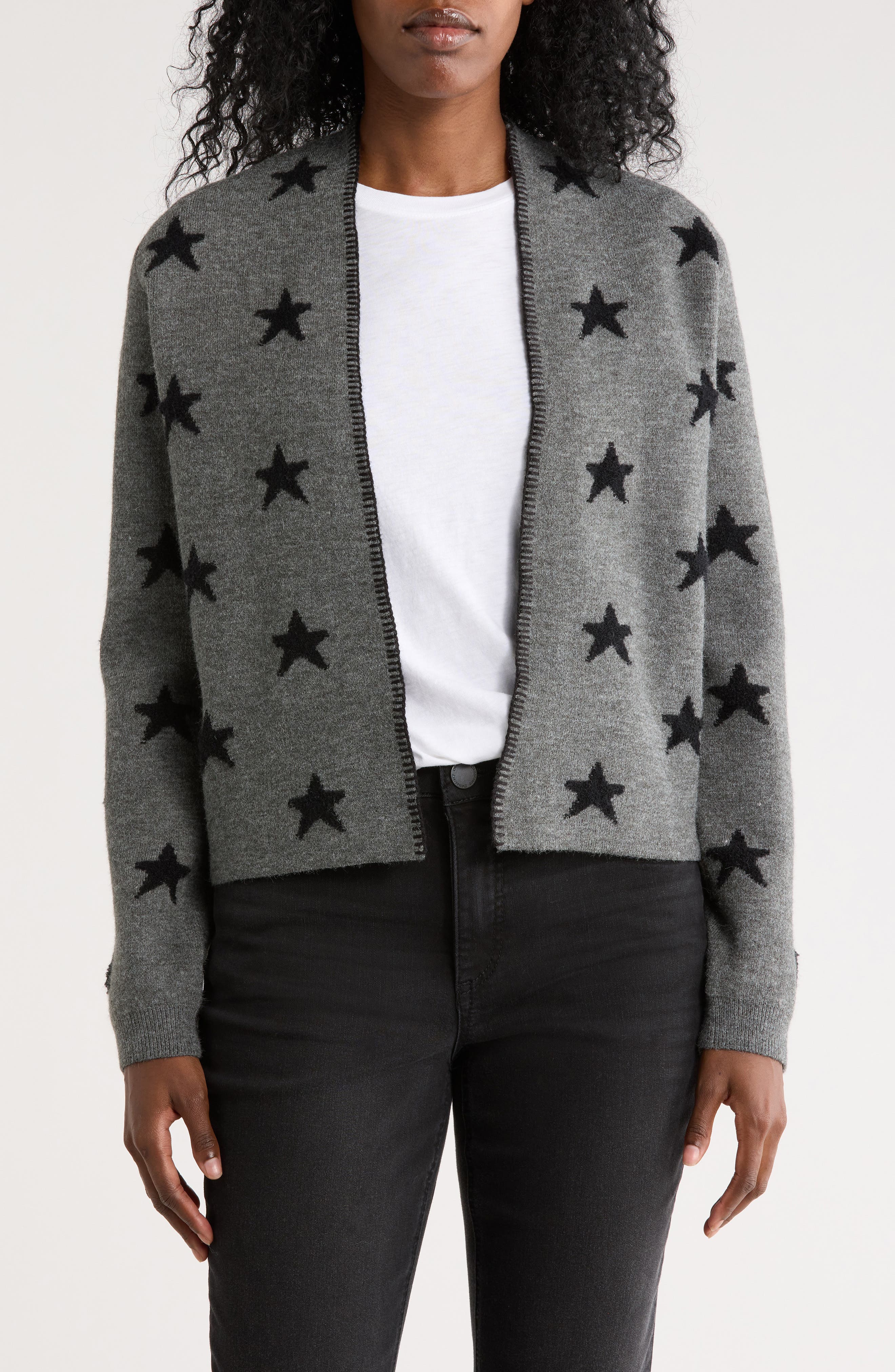 Bobeau Star Cardigan