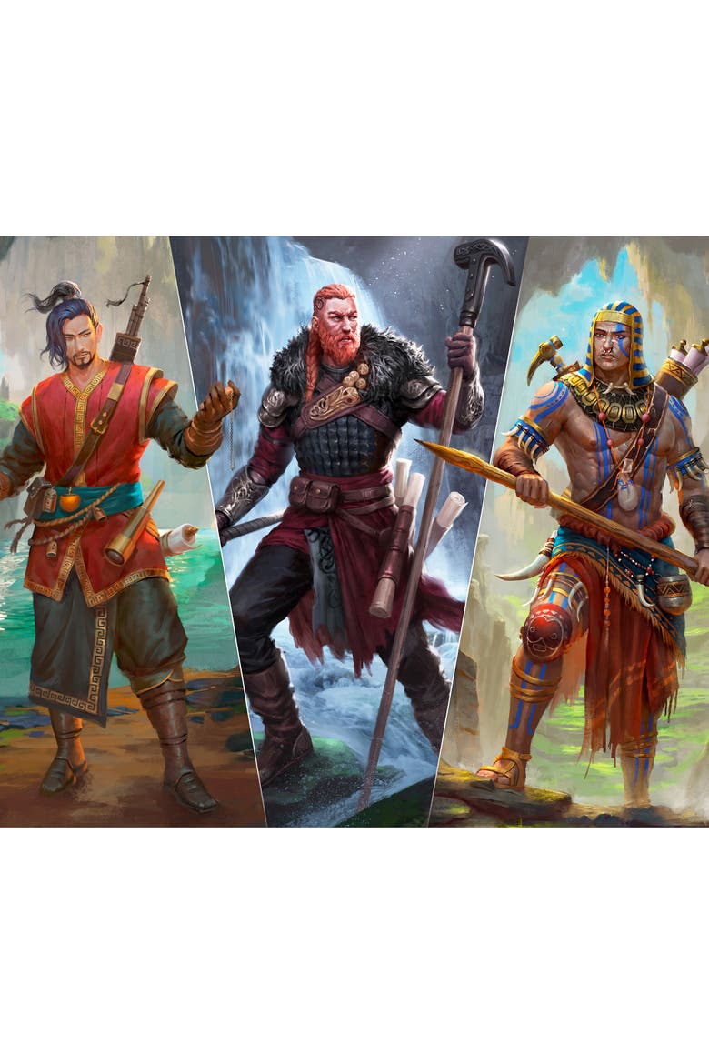 Monumental Duel Civilization Deckbuilding Board Game, Ages 10+, Alternate, color, Multicolored