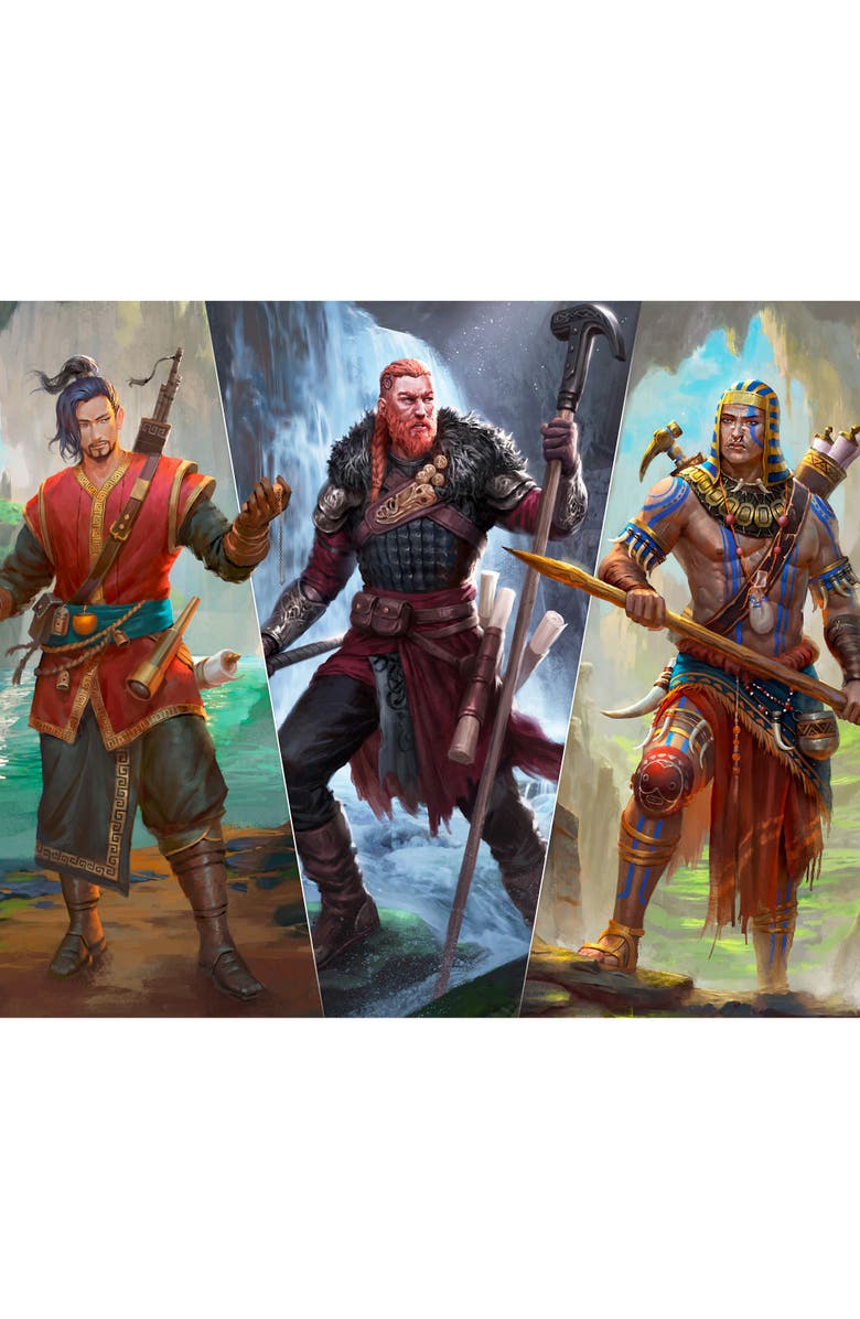 Funforge Monumental Duel Civilization Deckbuilding Board Game, Ages 10+, Alternate, color, Multicolored