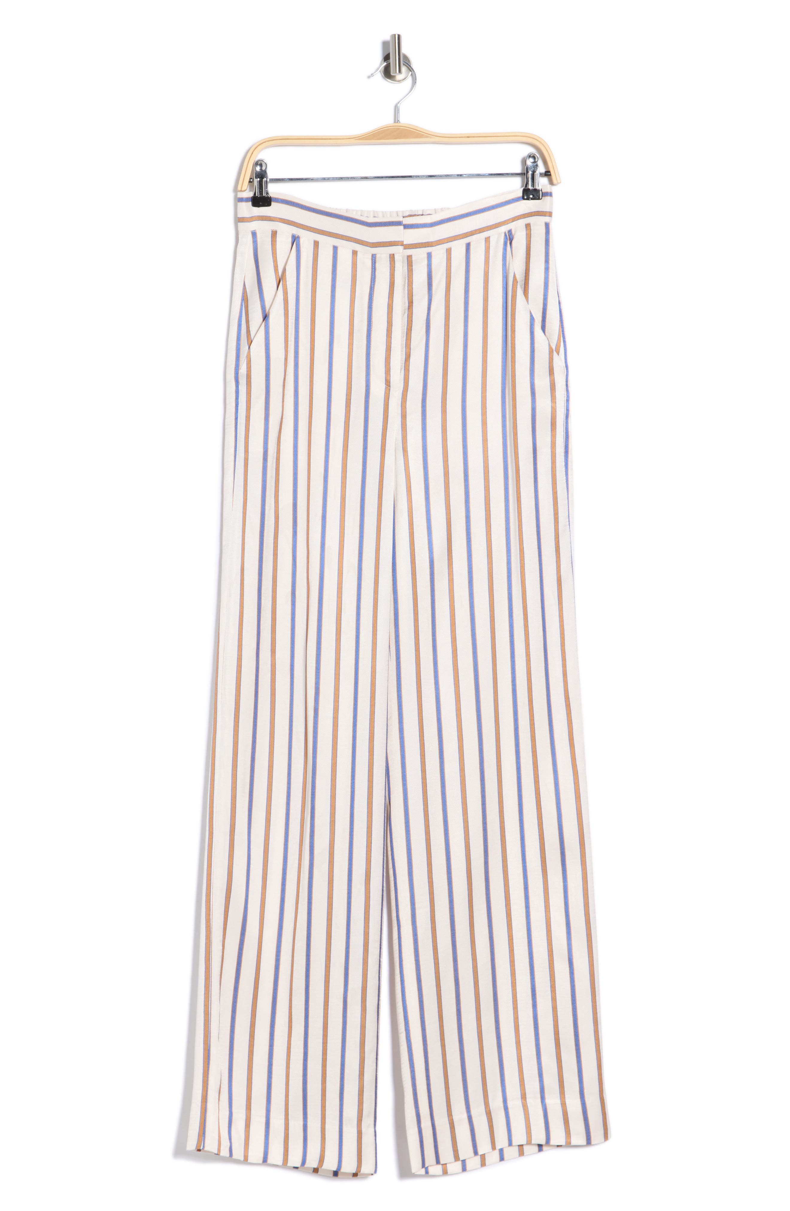 Veronica Beard Girgore Stripe Wide Leg Pants