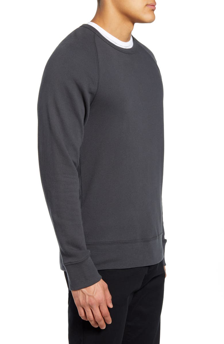 Vince Regular Fit Garment Dye Crewneck Sweatshirt, Alternate, color,