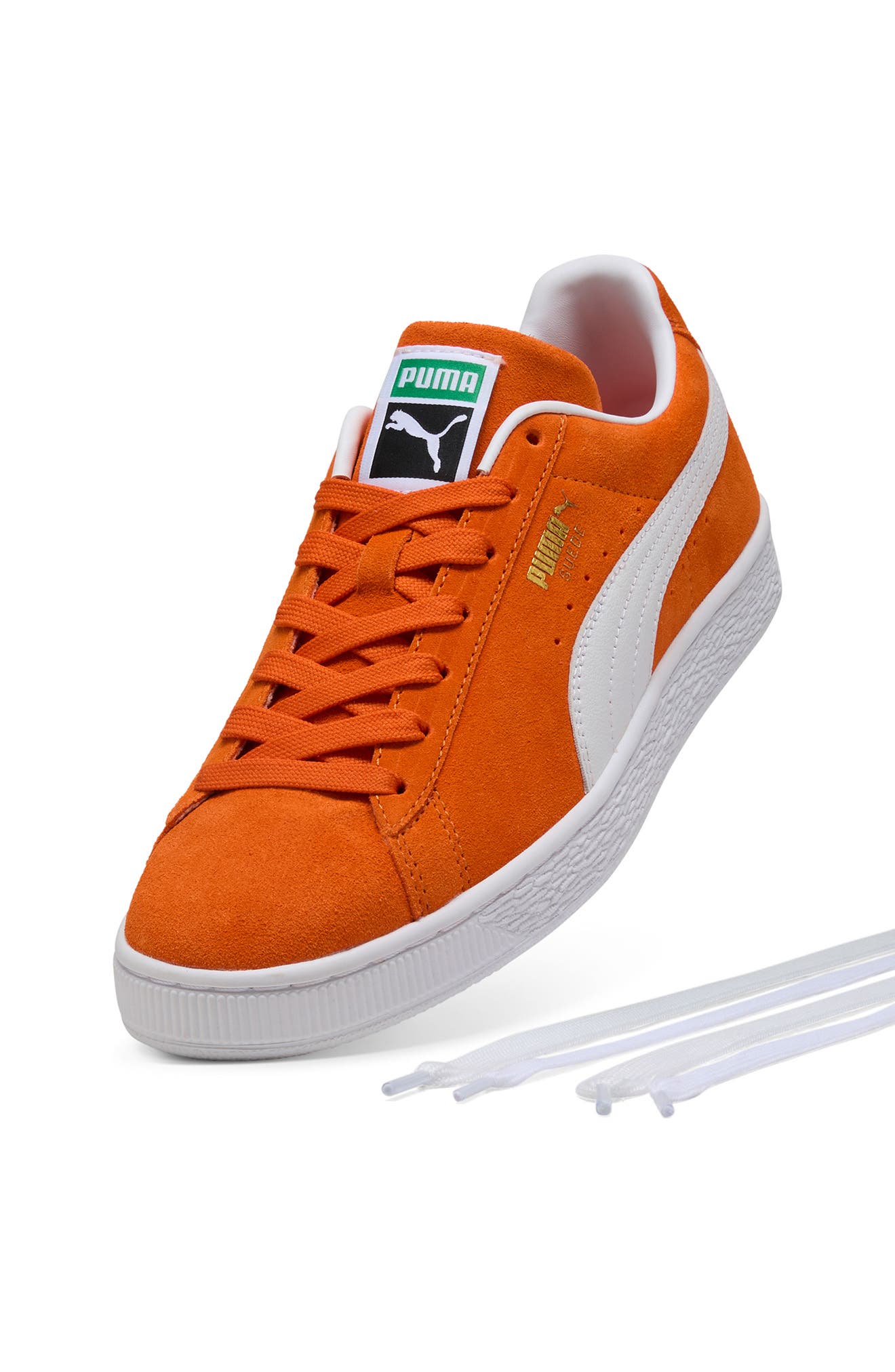PUMA Suede Classic Sneaker, Alternate, color, Cayenne Pepper/ Puma White