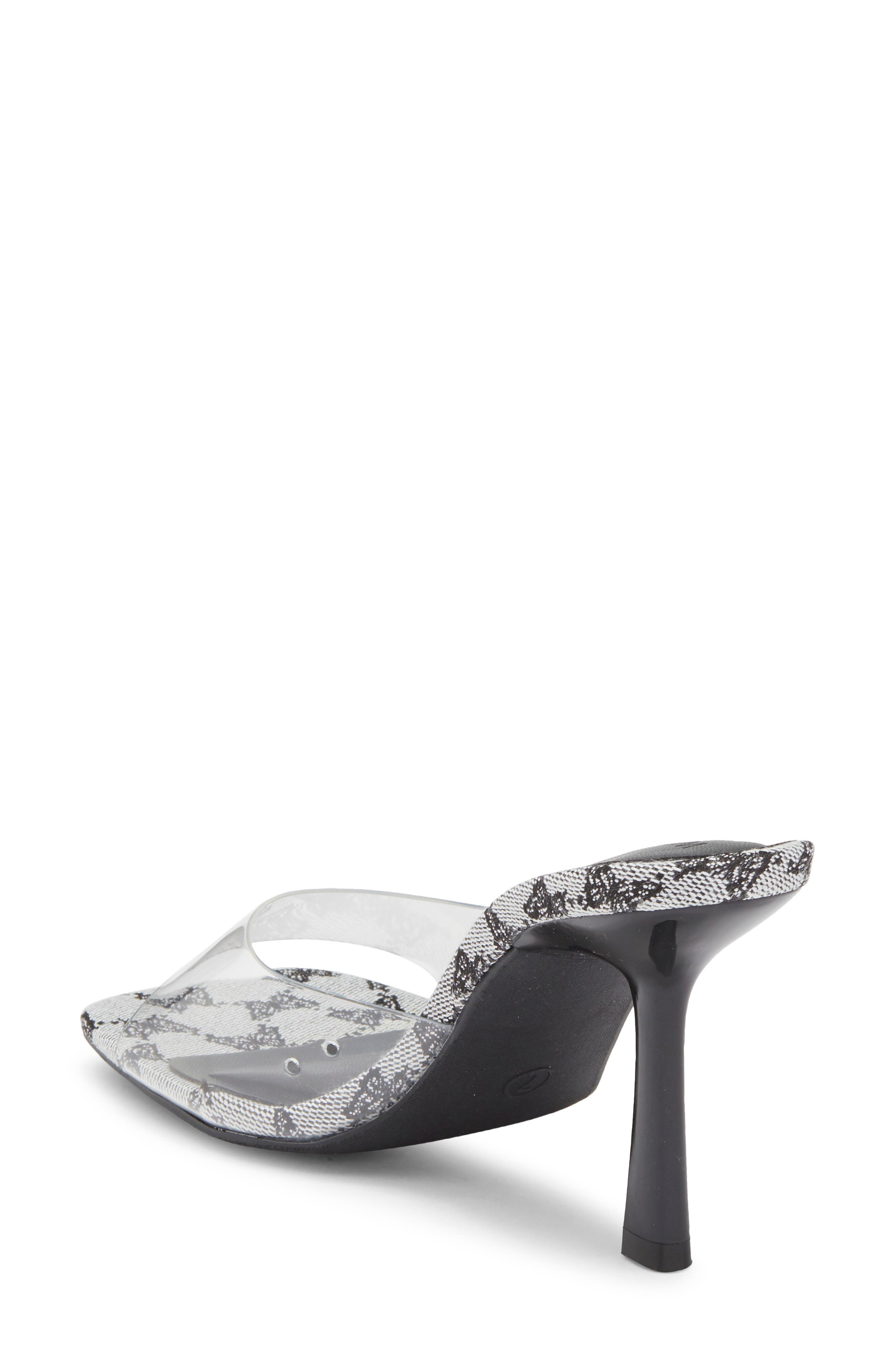 Birkin Slide Sandal, Alternate, color, BLACK/ WHITE
