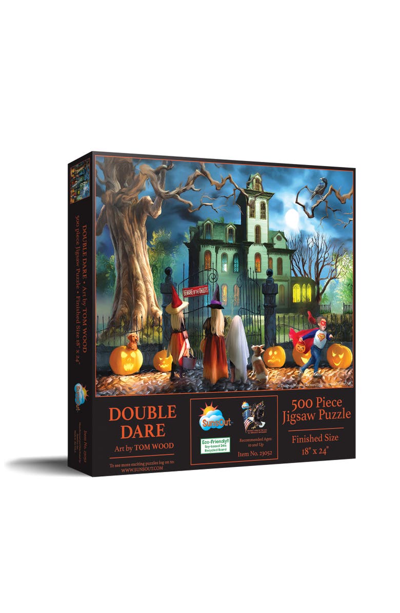 Sunsout Double Dare 500 piece Jigsaw Puzzle for Adults, Main, color, 