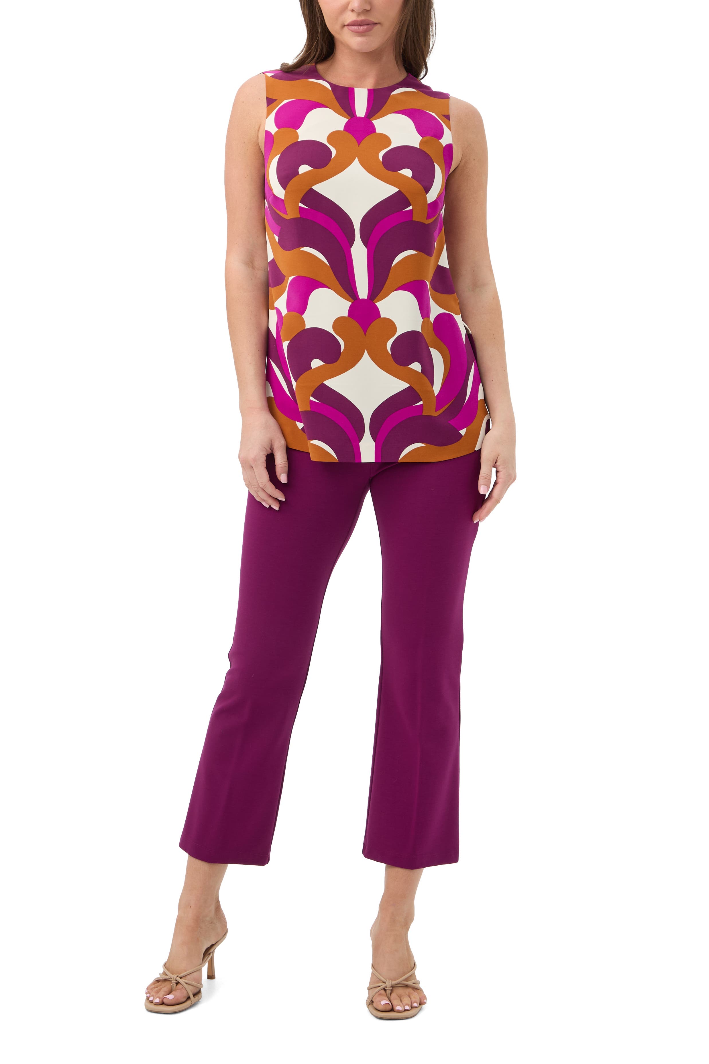 Haruto Printed Sleeveless Top
