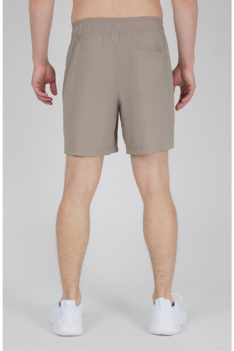 Stretch Tech Knit Active Shorts, Alternate, color, SATELLITE