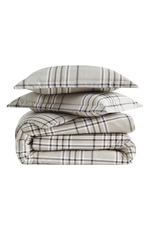 Vilano Plaid Duvet Cover Set