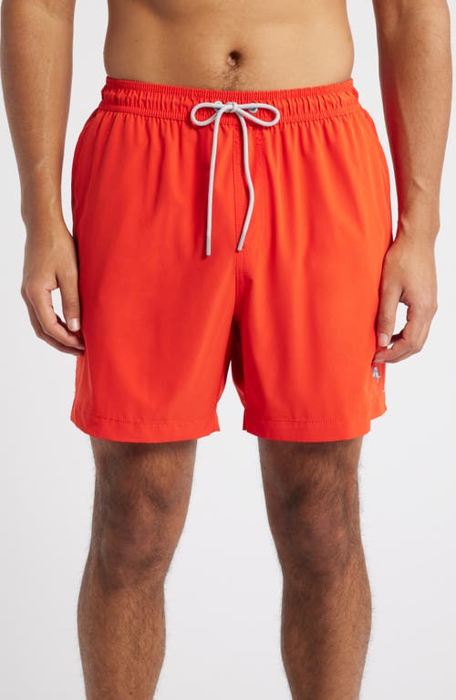 Tommy Bahama Naples Valley 6-inch Swim Trunks In Orange