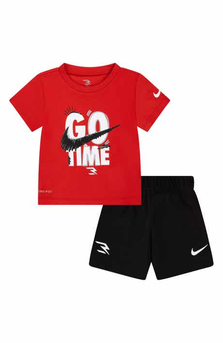 3 Brand Littles Go Time Graphic T-Shirt & Shorts Set