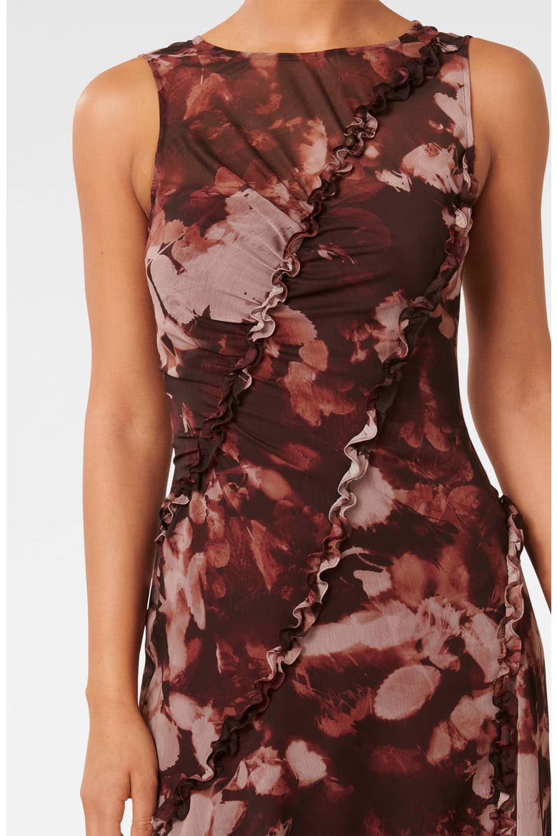 Kiran Floral Print Sleeveless Maxi Dress, Alternate, color, BERRY IRIS FLORAL