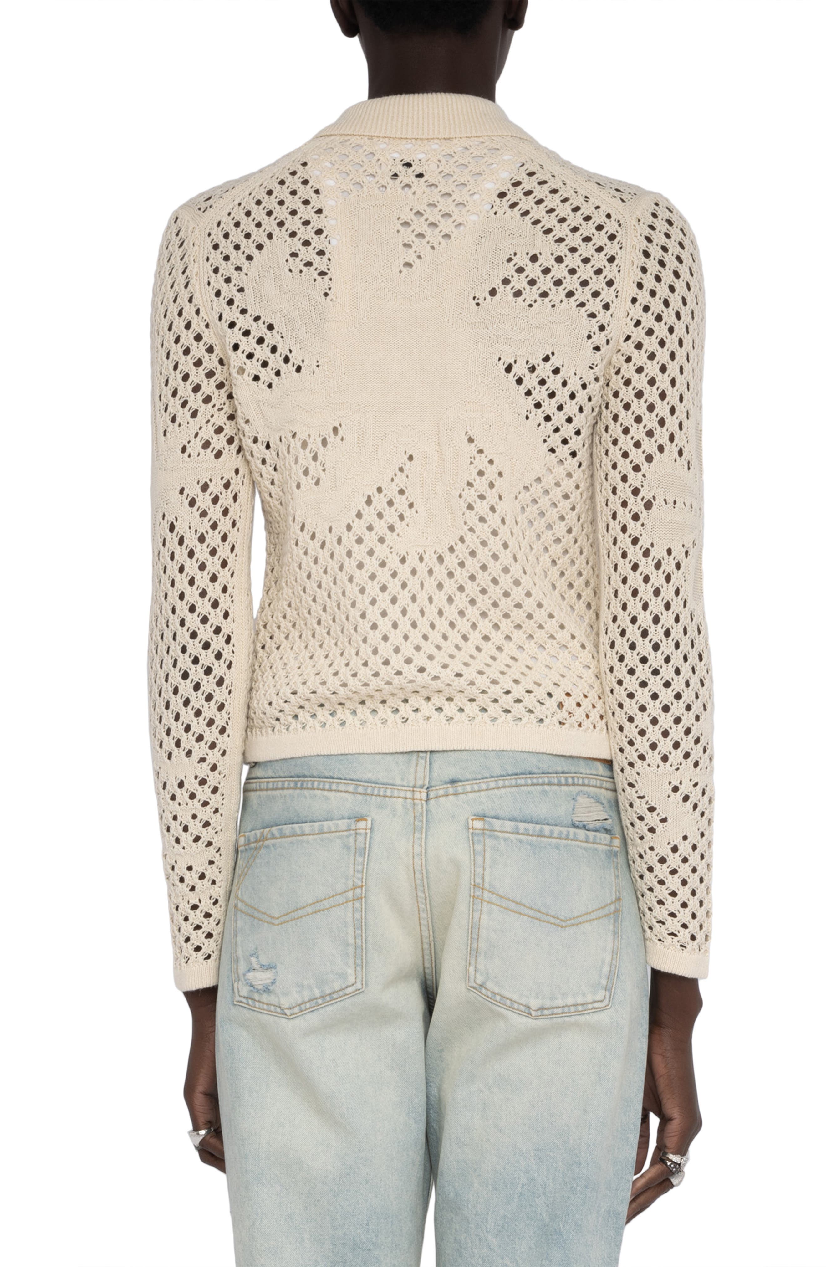 Voltyz Open Stitch Button Front Shirt - image 2