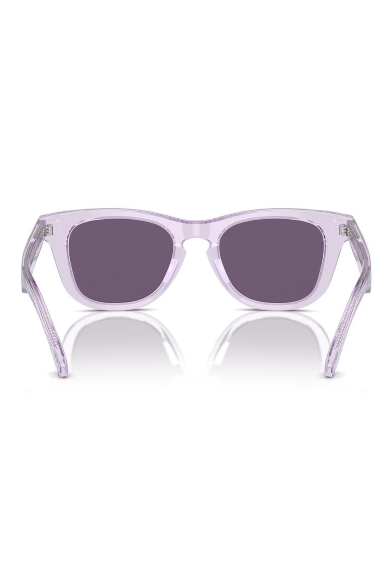 Kids' 46mm Small Square Sunglasses, Alternate, color, LILAC / VIOLET