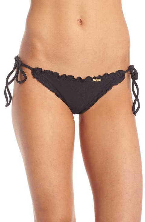Wavey Brazilian Tie Side Ruched Back