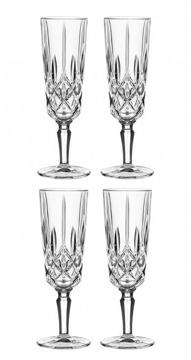 Noblesse Champagne Glasses, Set of 4