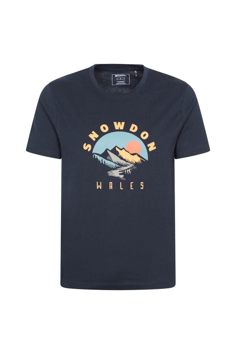 Snowdon Short-Sleeved T-Shirt, Main, color, Navy
