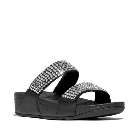 Lulu Maxi-crystal two-bar slides
