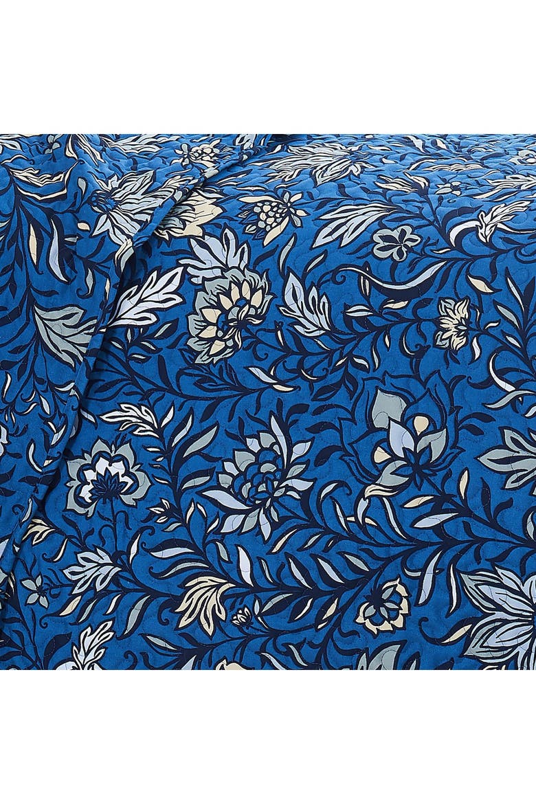 Blooming Blossoms Oversized Quilt Cover Set, Alternate, color, BLUE