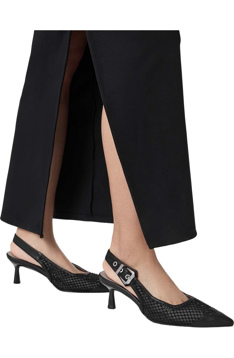 AllSaints Idiya Mesh Slingback Pump, Alternate, color, Black