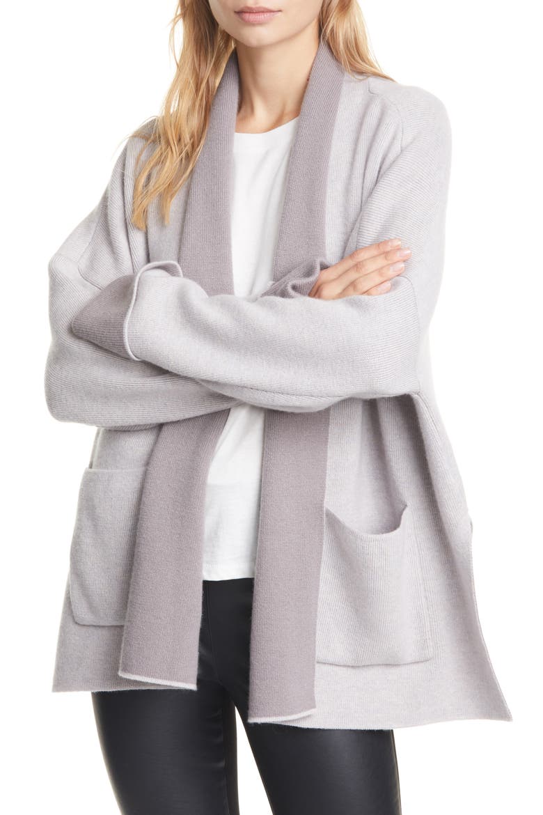 Double Face Oversize Cardigan, Main, color, NEUTRAL/NEUTRE