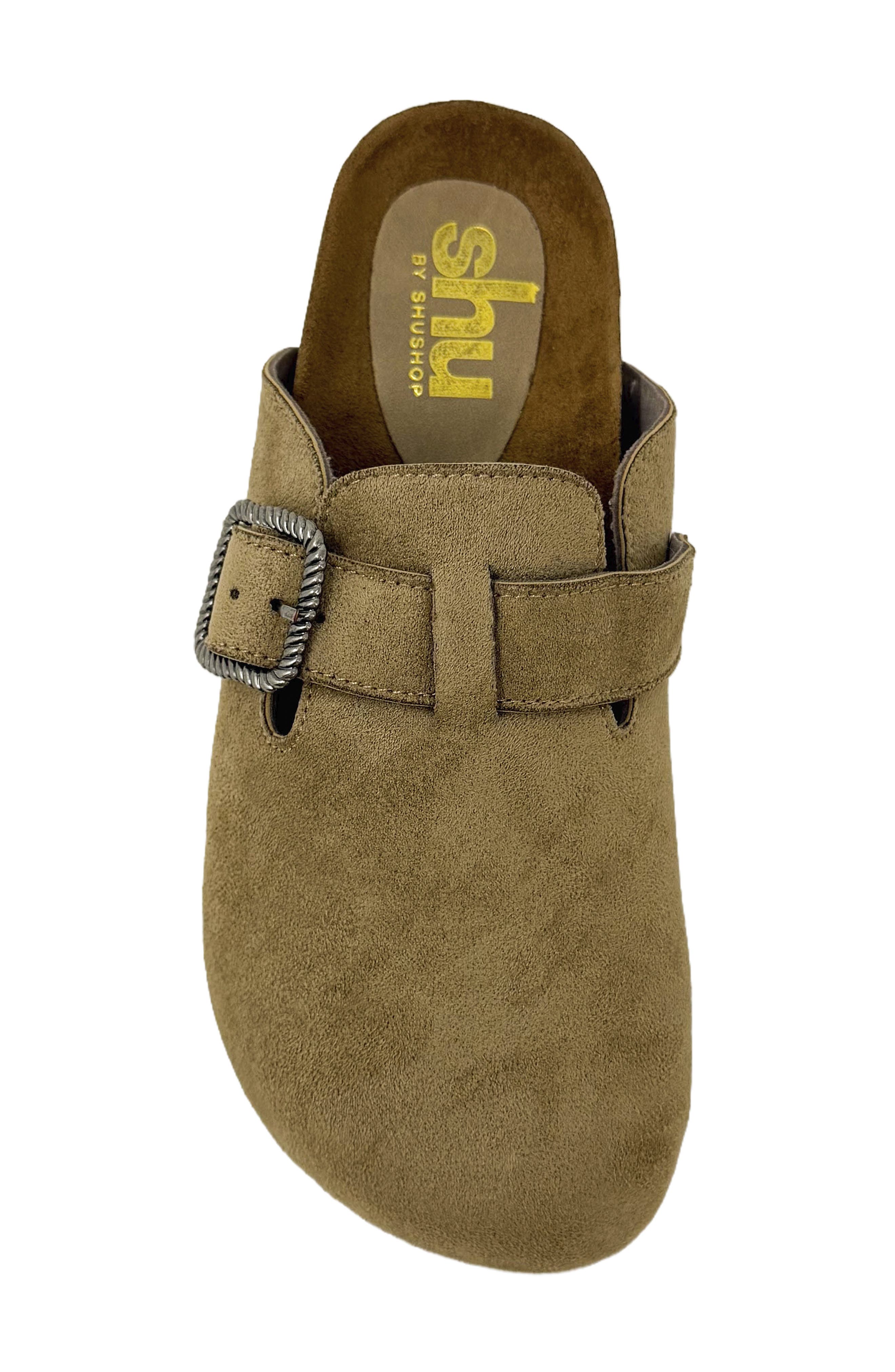 Trudy Faux Leather Clog, Alternate, color, TAUPE