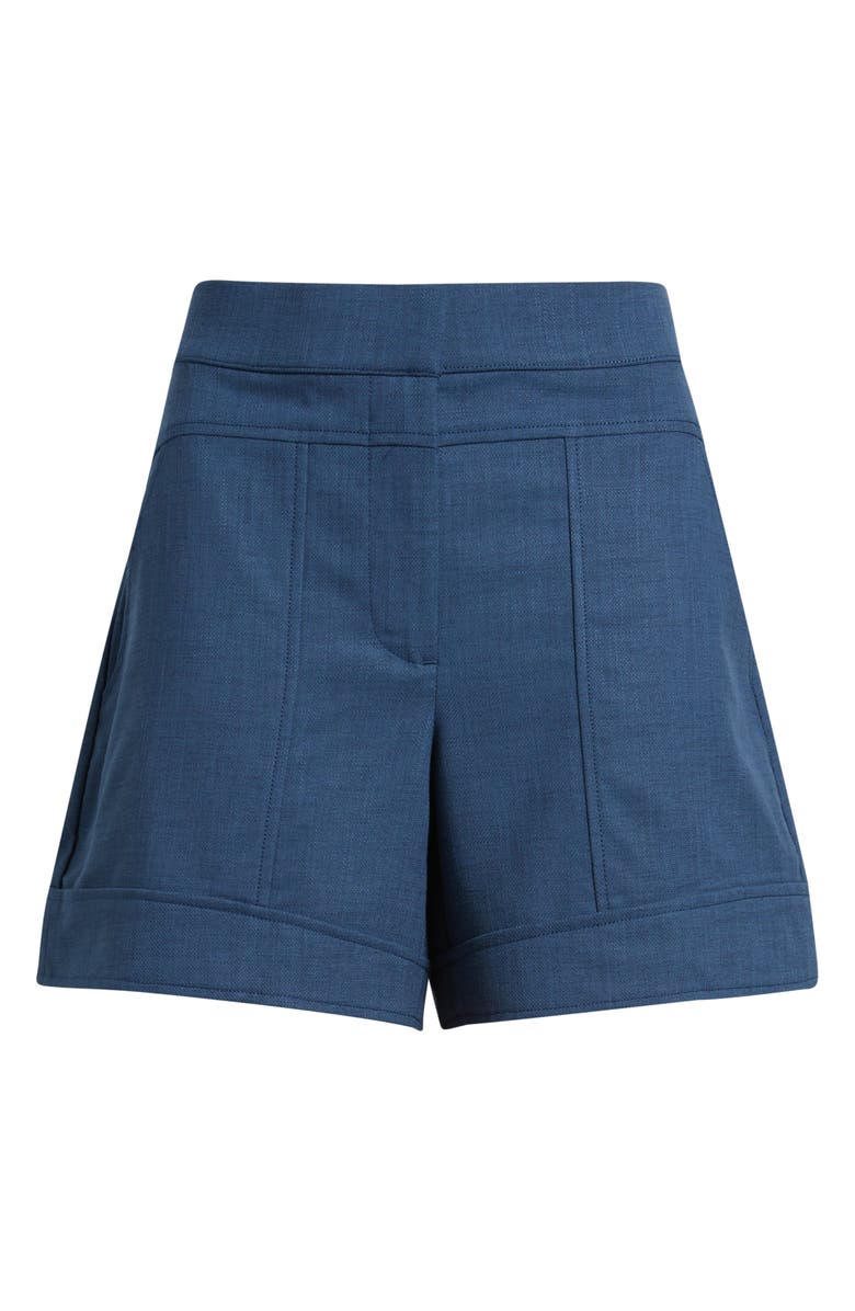 Wit & Wisdom Seamed High Waist A-Line Shorts, Alternate, color, 