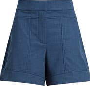 Wit & Wisdom Seamed High Waist A-Line Shorts