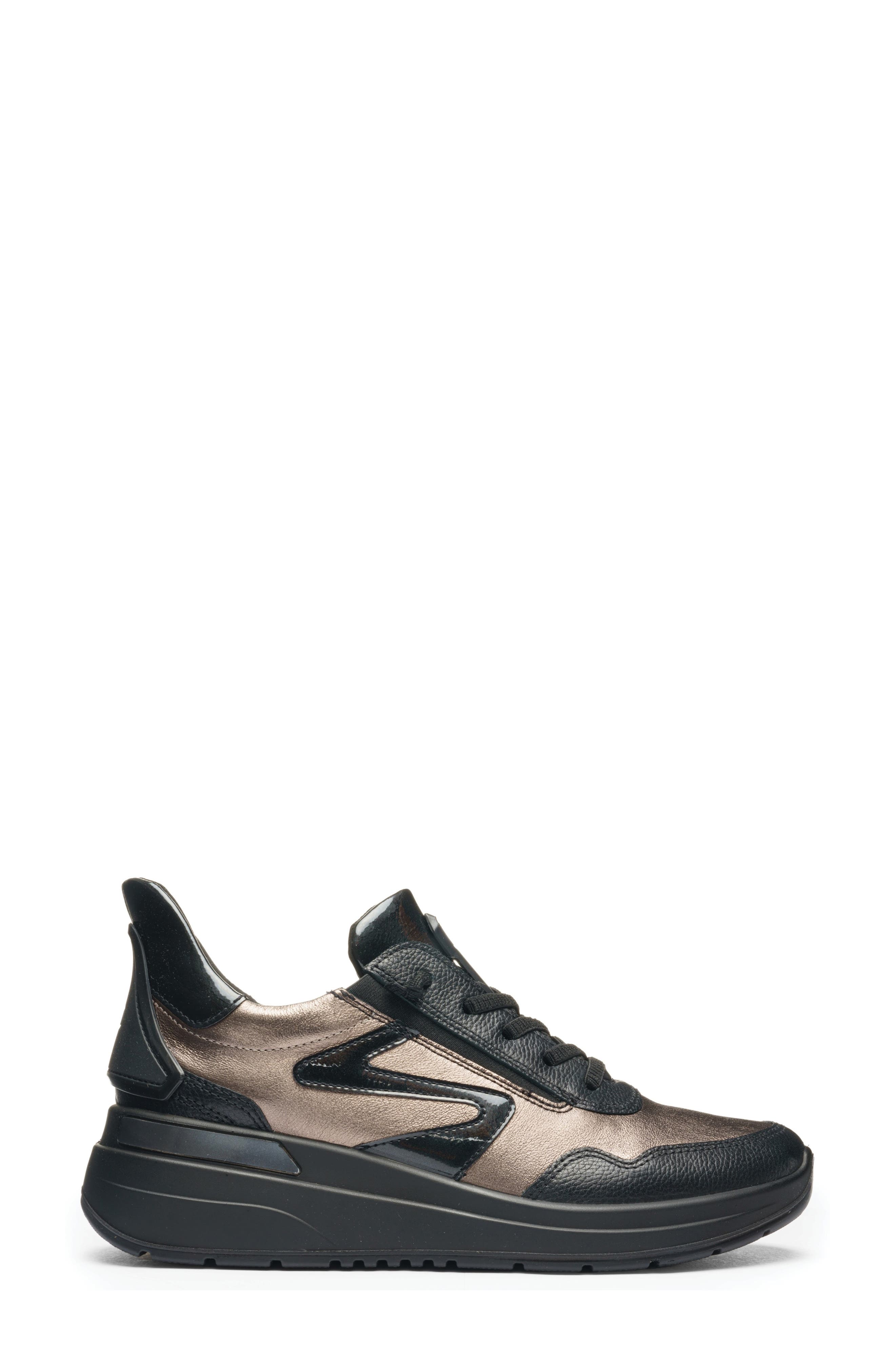 Galicia Sneaker, Alternate, color, BLACK/ CASHMERE