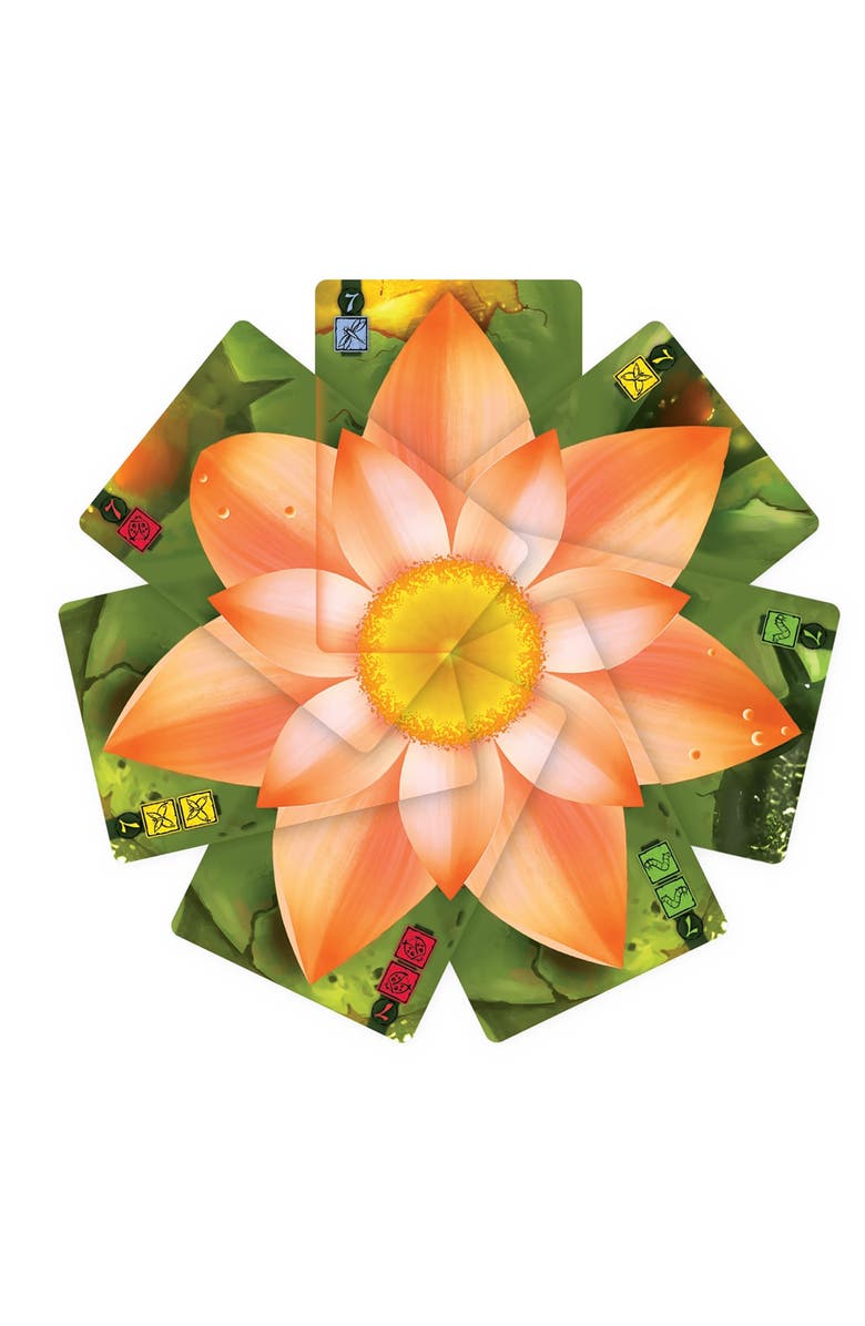 Renegade Game Studios Lotus Family Strategy Card Laying Game, Ages 8+, Alternate, color, 