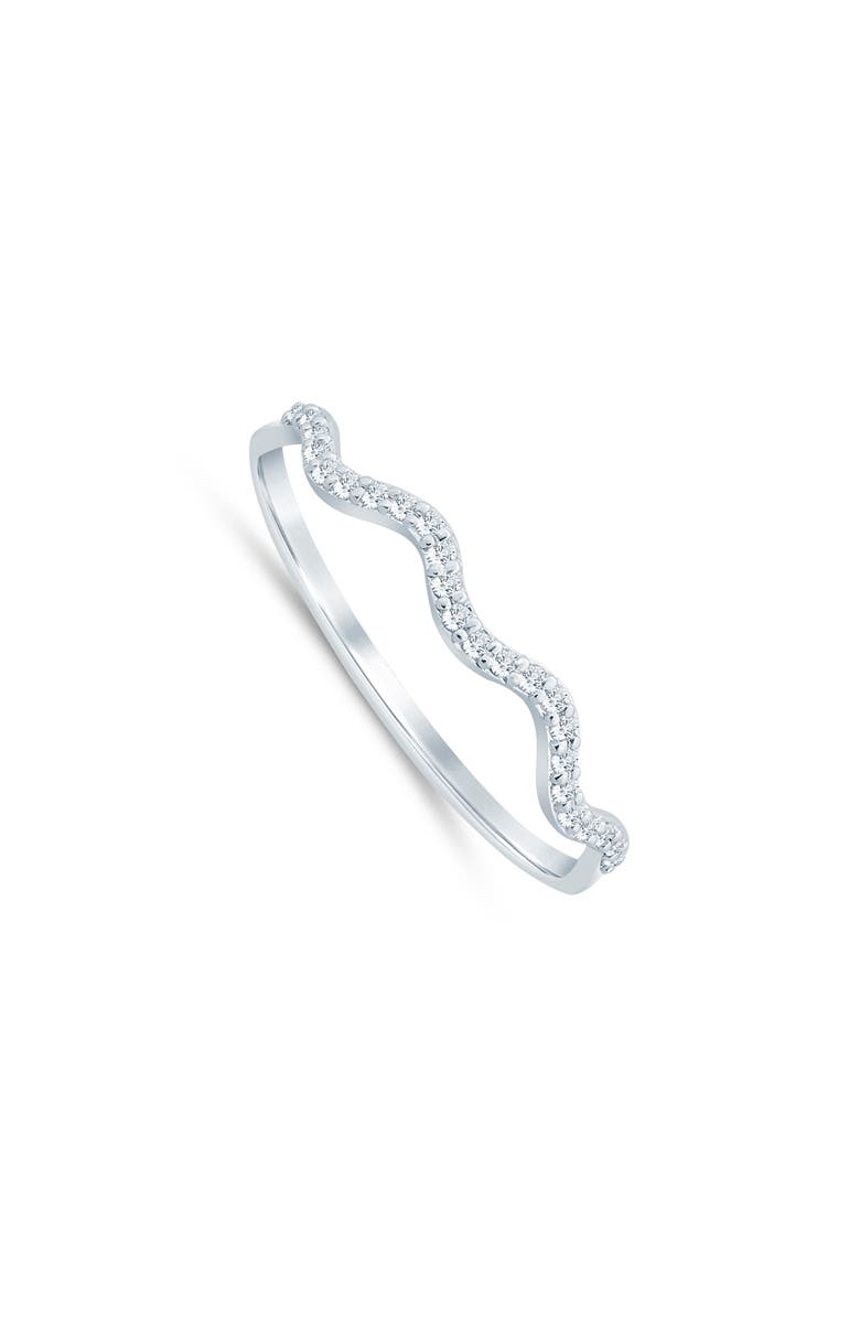 Truly Zac Posen Wavy Diamond Band Ring - 0.08ct., Alternate, color, 