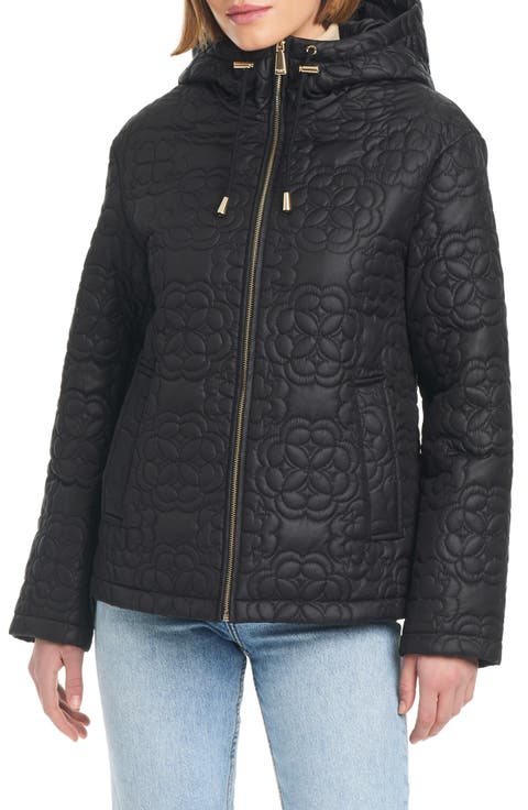 quilts hooded jacket