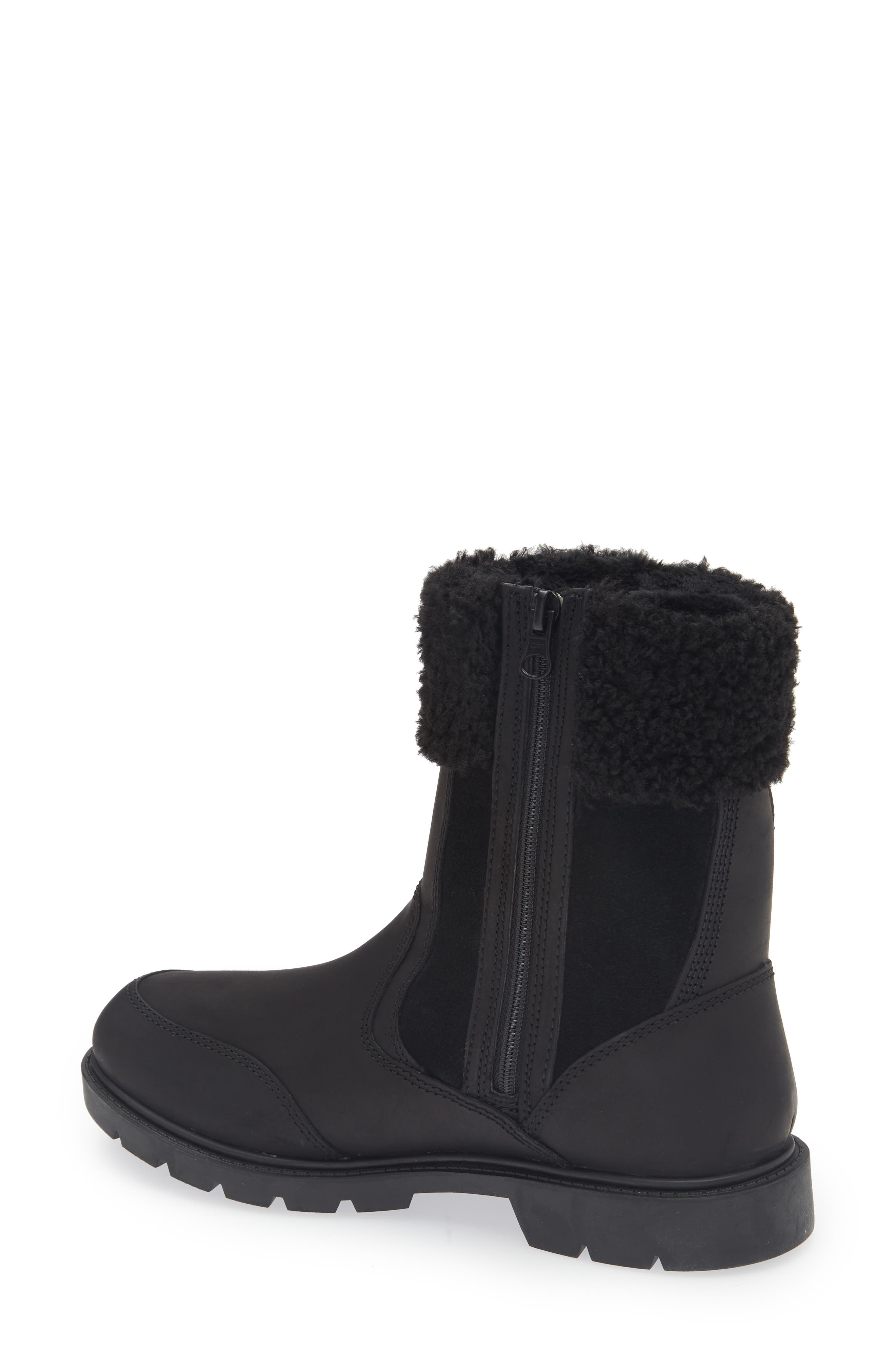 Timberland Linden Faux Fur Lined Leather Boot, Alternate, color, 