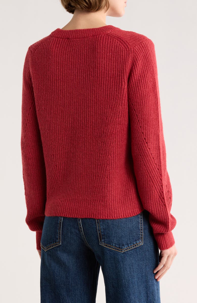 DKNY Crewneck Sweater, Alternate, color, City Clay
