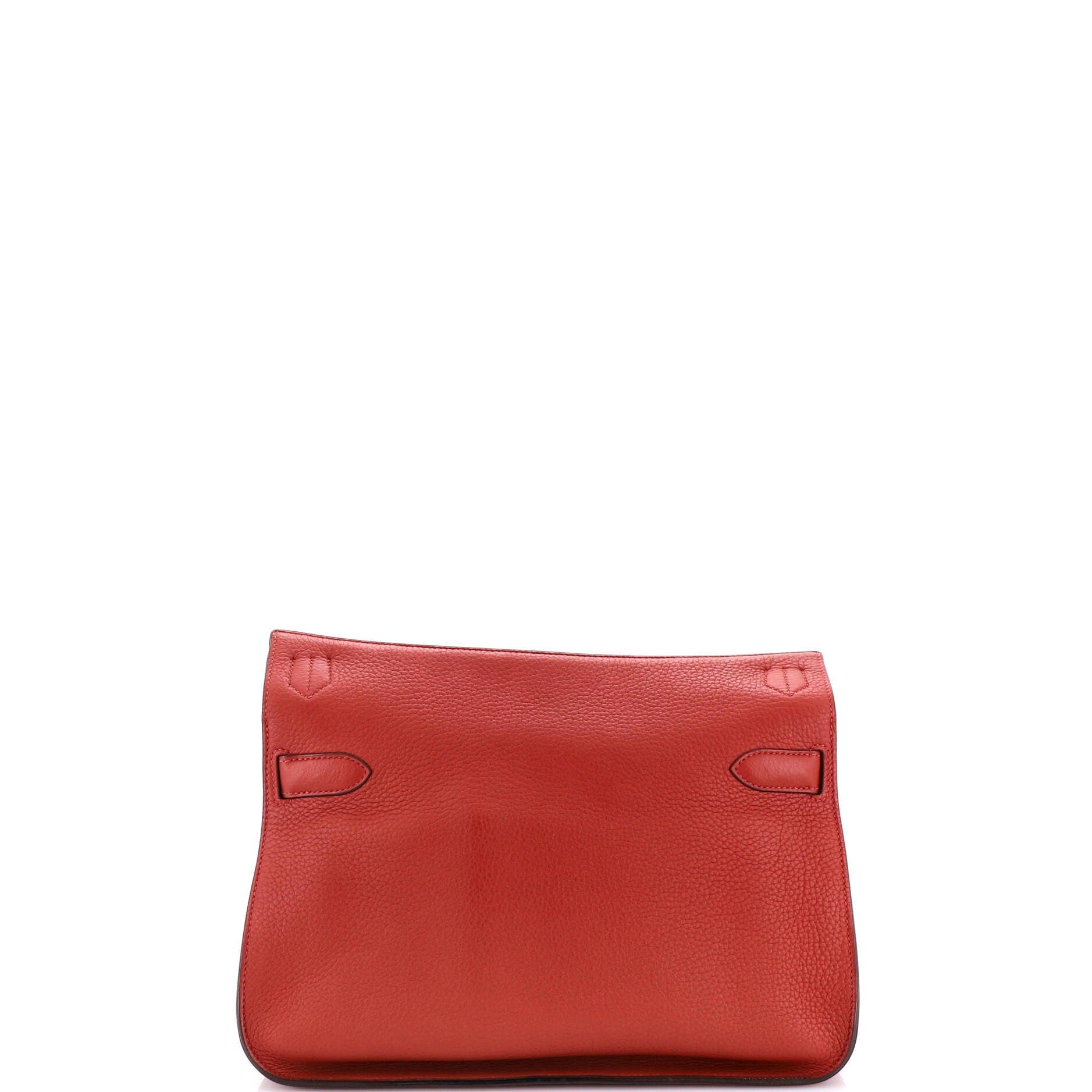 Pre-Owned Hermes Jypsiere Bag Clemence 34, Alternate, color, Brique