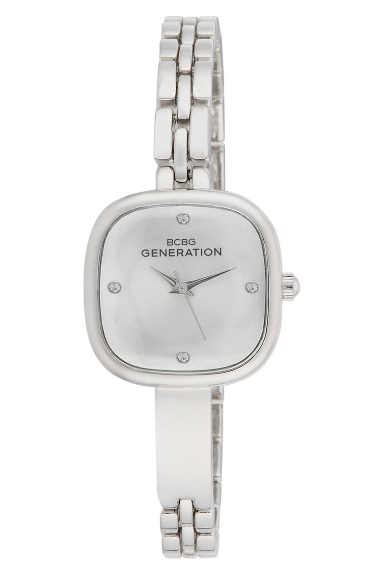 Monroe Bracelet Watch, Main, color, SILVER