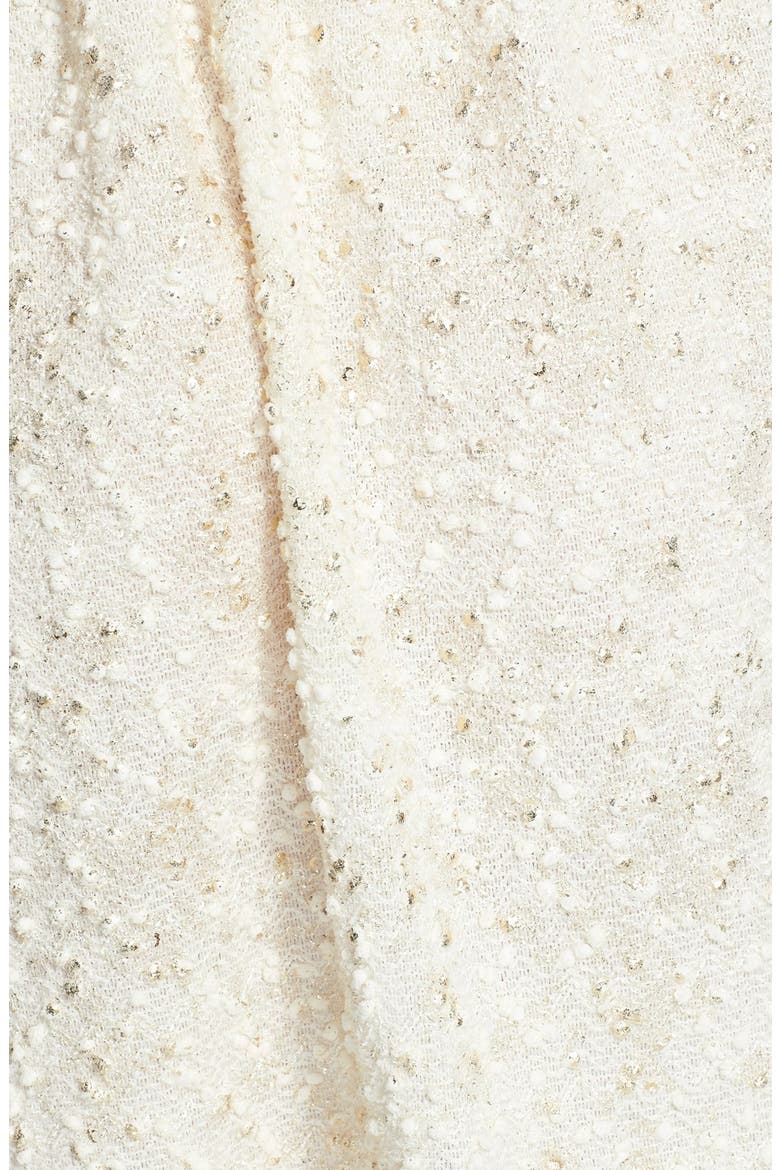 Textured Bow Back Dress, Alternate, color, IVORY