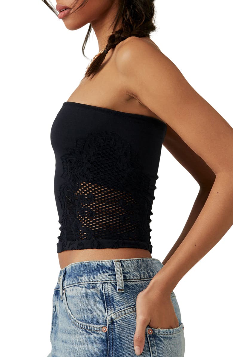 Free People Talk About It Tube Top, Alternate, color, 