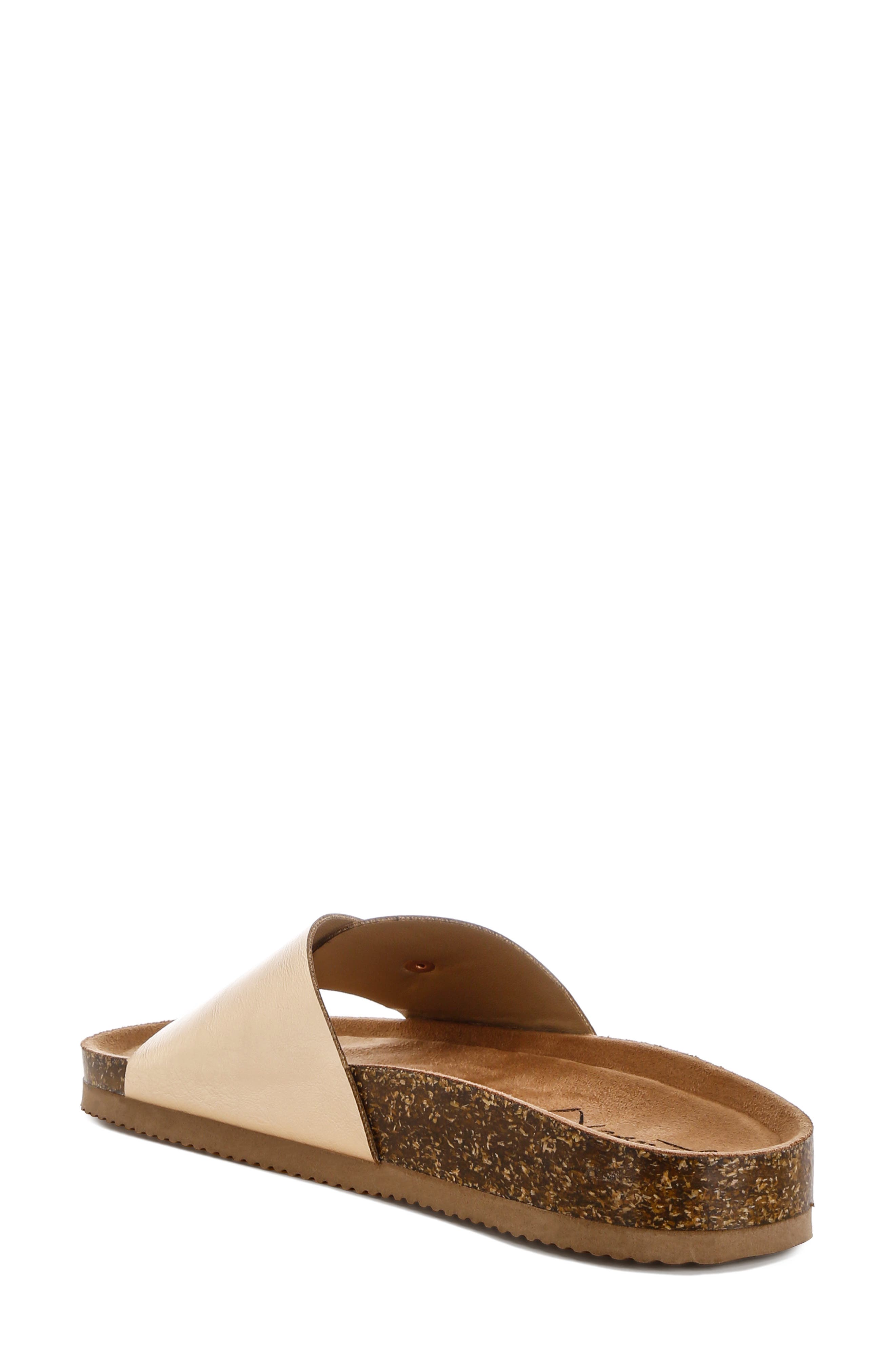 LONDON RAG Uvaria Slide Sandal, Alternate, color, Gold