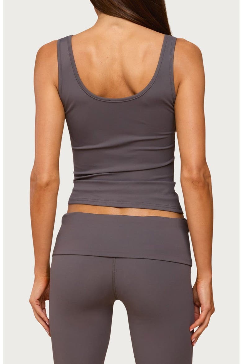 Kiarra Scoop Neck Tank, Alternate, color, GRAY