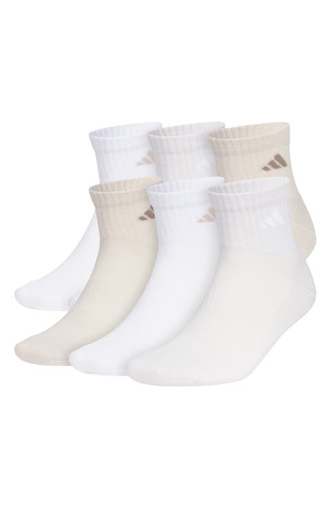 Assorted 3-Pack Cushioned Quarter Socks
