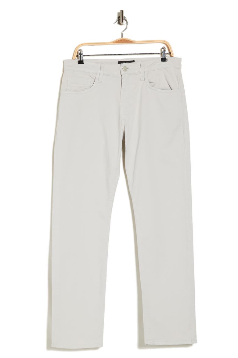 Zach Stretch Cotton Pants, Alternate, color, YSTER MUSHROOM TWILL