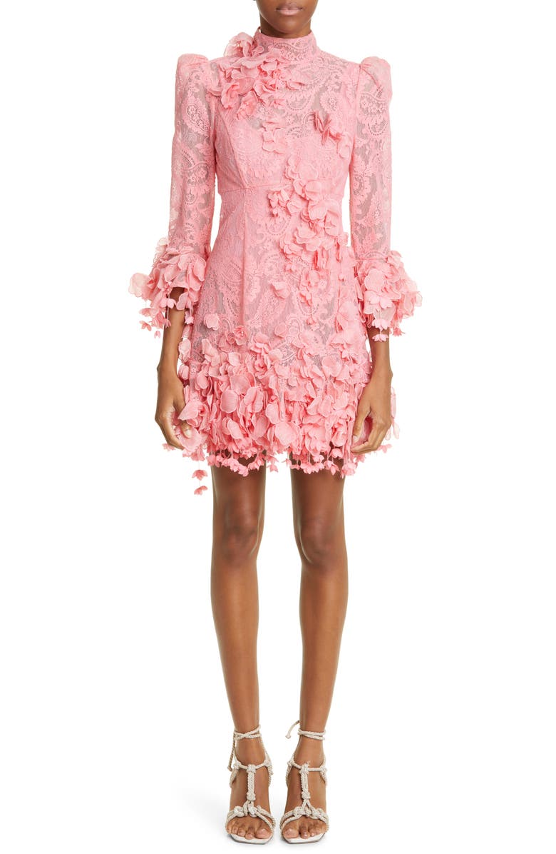 Zimmermann High Tide Lace Minidress, Main, color, 