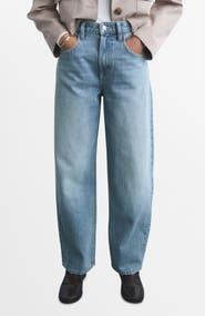 MANGO High Waist Balloon Jeans