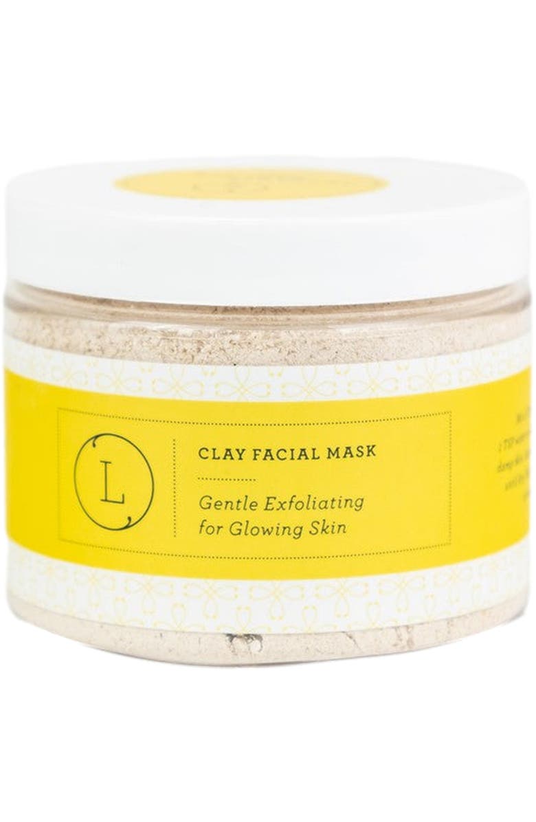 Lizush Natural Clay Facial Mask Exfoliating Mask Glowing Skin Mask, Alternate, color, NO COLOR