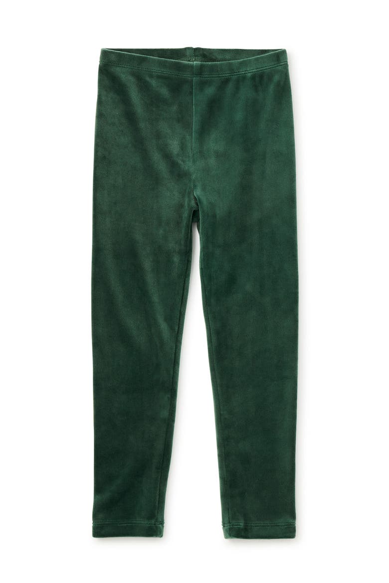Velour Leggings, Alternate, color, Pineneedle