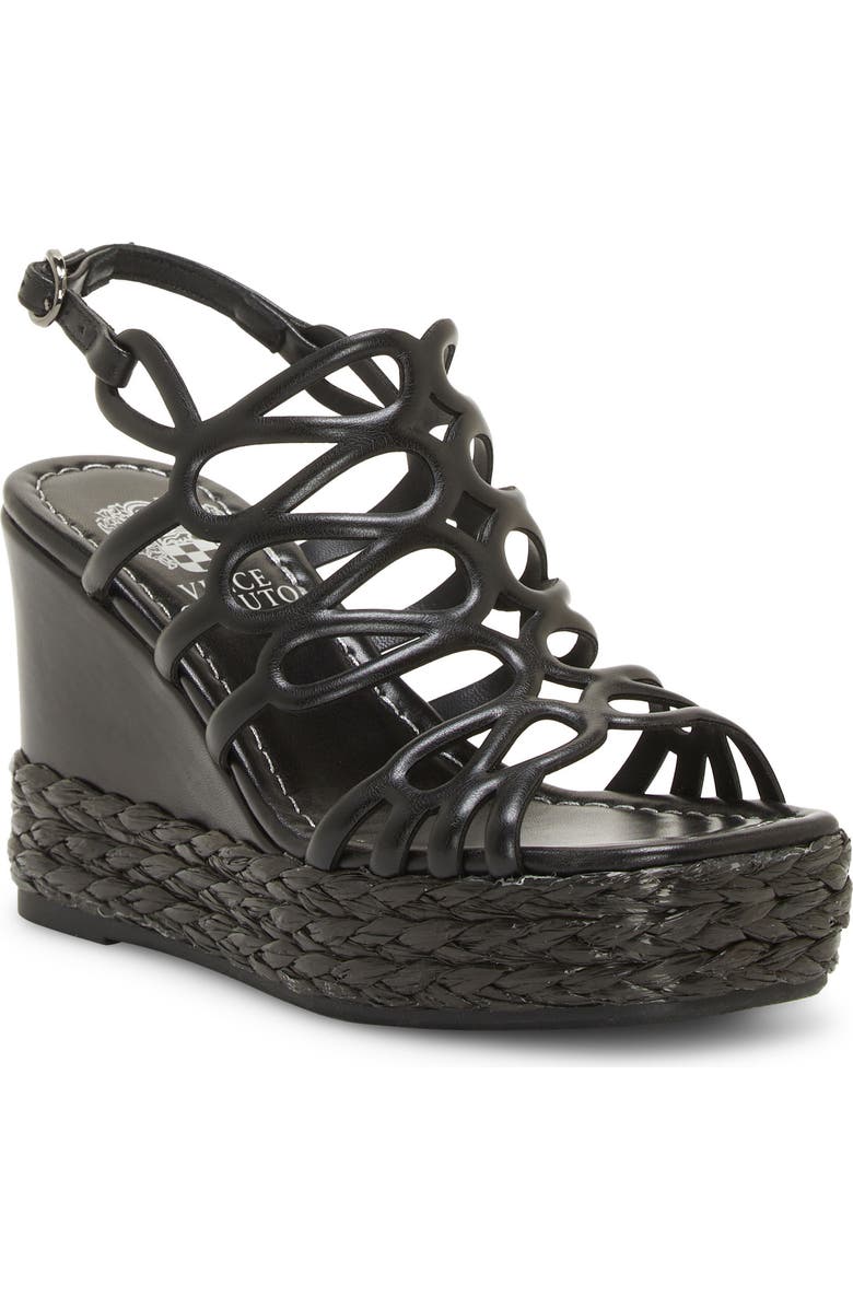 Vince Camuto Alize Platform Wedge Strappy Sandal, Main, color,