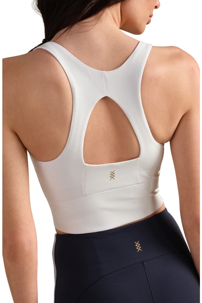Revive Scoop Longline Bra, Alternate, color, SNOW WHITE