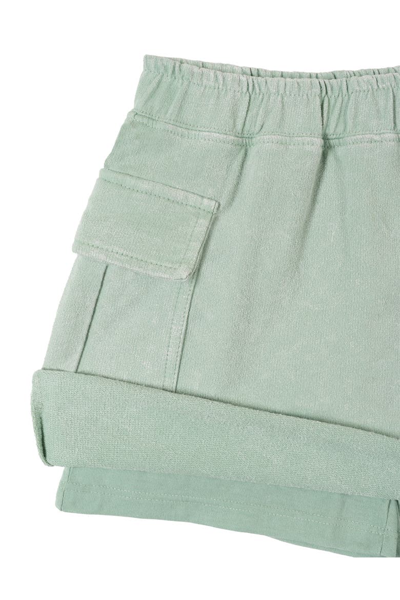The Mandalorian Grogu 2-Piece Mineral Wash T-Shirt and Skort Set, Alternate, color, Grogu Sage Green