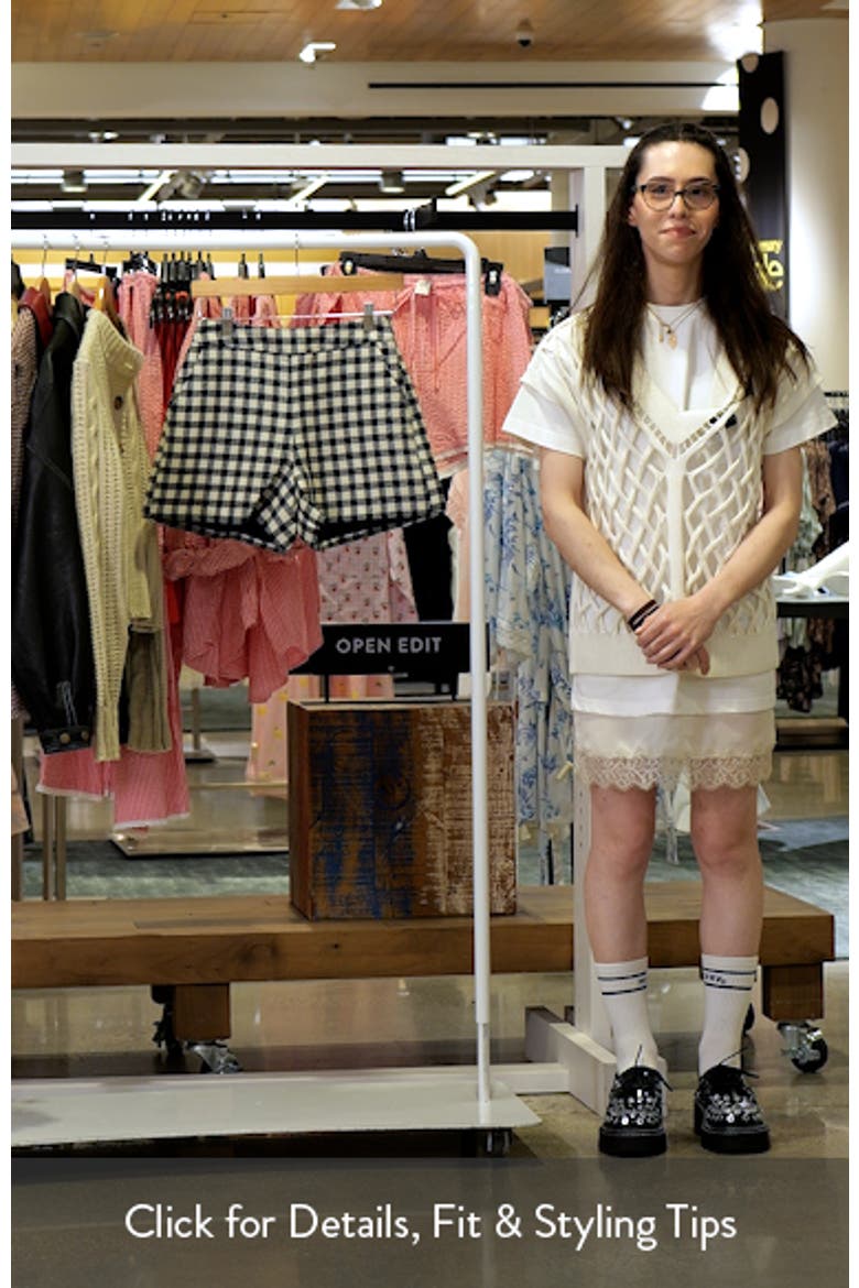 Bianca Gingham Wool Shorts video