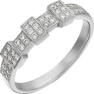 Bony Levy Katharine 18K White Gold Pavé Diamond Ring - 0.26ct. - Size 6.5 (Nordstrom Exclusive)