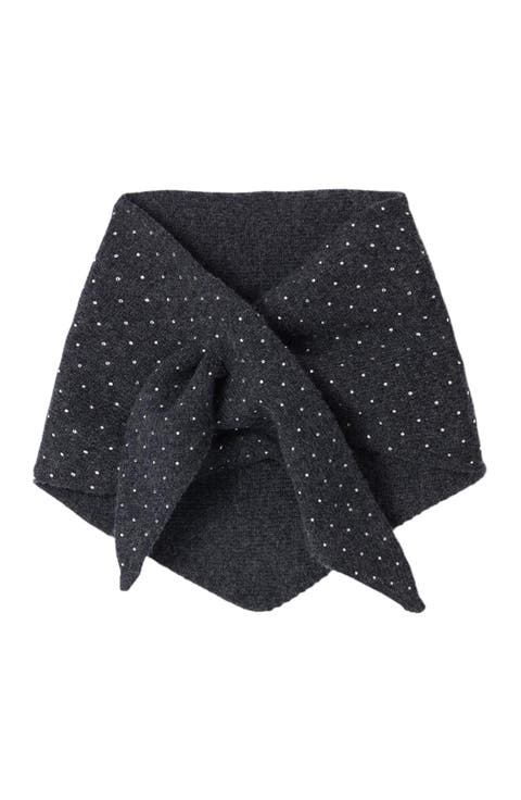 Wool and cashmere scarf